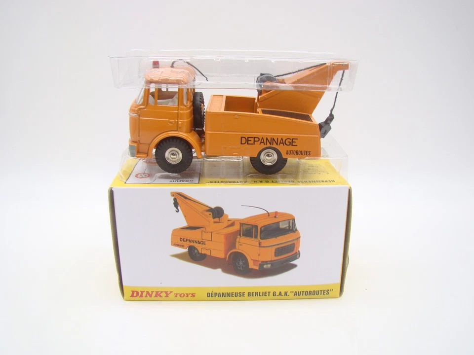 DINKY TOYS - 589A - DEPANNEUSE BERLIET GAK AUTOROUTES - 1/43 - EDITIONS ATLAS #2 - Photo 1/4