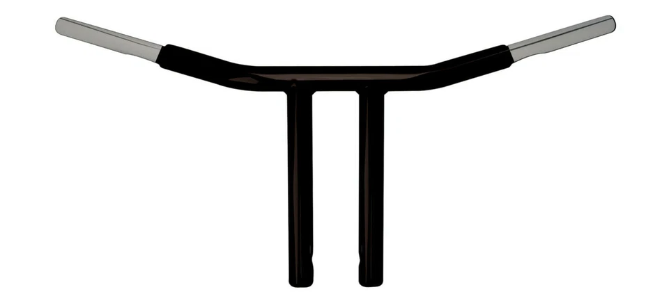 Wild 1 WO563B 1-1/4in. Chubby Psycho Chopper T-Bar, 10in. Black Foto 1 de 1