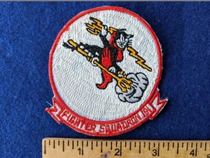 Parche Tomcat VF-191 DEVIL'S GATITOS Escuadrón de Combate F-14 ENVÍO GRATUITO AB002 - Imagen 1 de 2