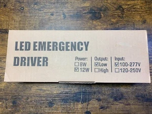 New OKT Lighting EL-1248-XXU LED Emergency Driver | 12-48 Vdc | 12W | 120/2 - Picture 1 of 5