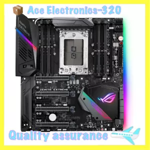 ASUS ROG ZENITH EXTREME Motherboard AMD X399 Socket TR4 E-ATX DDR4 2xM.2 USB - Picture 1 of 3