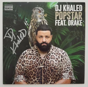 DJ Khaled Signed Popstar 7" Vinyl 45 Record Autograph Green Colored Drake RAD - Picture 1 of 2