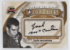 2011-12 ITG Between the Pipes Authentic Goaliegraph Jack McCartan #A-JMC Auto