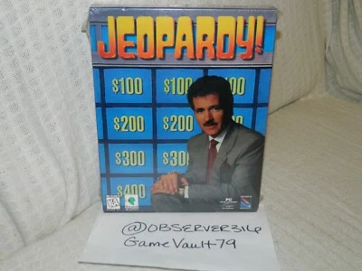 Jeopardy with Alex Trebek CD-ROM Game for Windows PC 1995 NEW SEALED UNOPENED. - Image 1 of 4