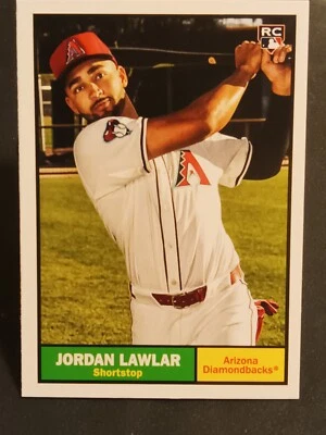 2024 Topps Archives Retro 1961 #91 Jordan Lawlar (RC) Arizona Diamondbacks  - Image 1 of 2