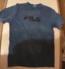 Fila Oversized Boyfriend T-Shirt With Chest Logo Shirt Lila Logo Brust