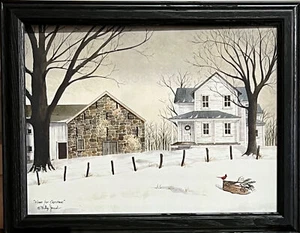 Billy Jacobs Christmas Print Framed Studio Canvas Home for Christmas (18.5x14.5) - Picture 1 of 1