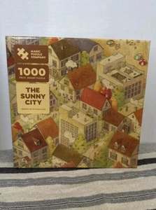 Magic Puzzle Company The Sunny City 28 X 21 1000 PC - BGZ111373 - Picture 1 of 2