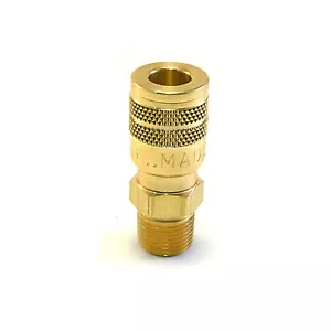 Foster SG3303 3/8"" Stecker NPT x 1/4"" Industriekupplung Messing Luftschlauch Armaturen - Bild 1 von 8