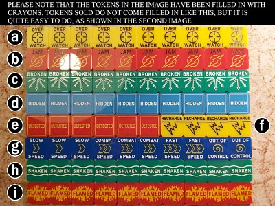 Fichas Warhammer 40k 2ª edição, agora com flamejante adicionado! - Imagem 1 de 2