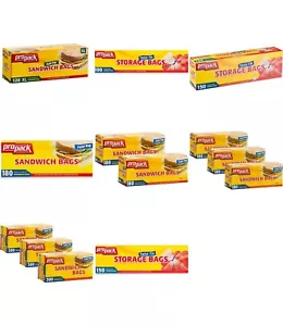 PROPACK FAMILY Disposable Plastic Bags Great Bags For Home, office ,Sandwich , - Picture 1 of 16