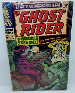 Rare! Vintage Ghost Rider #5 Tarantula Strikes Back! (Marvel, 1967) 1st Print!🔥