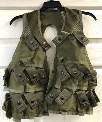 Vest Ammunition Carrying Mens Small Green 8415-00-146-1667 - Image 1 of 4