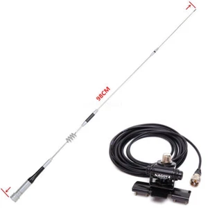 Diamond SG7200 VHF/UHF High Gain Antenna RB-400 Bale 5M Cable For Car Ham Radios - Zdjęcie 1 z 14