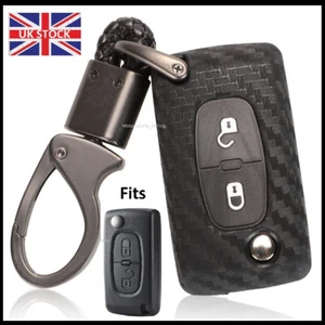 Remote Key Case Fob Cover For Citroen C2 C3 C4 C5 C6 Picasso 2 Button Flip S1cfk - Picture 1 of 4