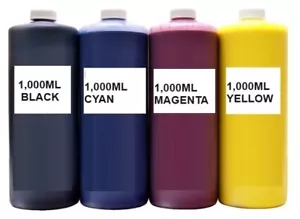4x TINTA ECO SOLVENTE PARA IMPRESORA DE INYECCIÓN DE TINTA DE ESCRITORIO ROLAND VersaSTUDIO BN-20 (4.000 ML) - Imagen 1 de 1