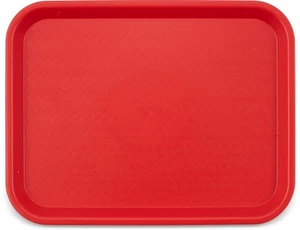 Café Standard Cafeteria / Fast Food Tray, 10" x 14", Red - Bild 1 von 5