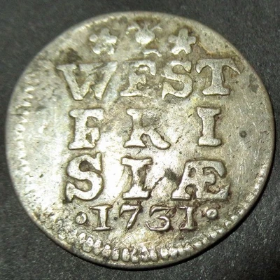 Certificate Authenticity 1731 Colonial New York Silver Lion Dime West Frisia Min - Image 1 of 4