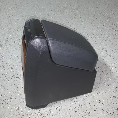 Reposabrazos consola central delantera extraíble Volvo XC90 2003-2014 madera negra fabricante de equipos originales Foto 1 de 4