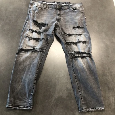 Pantalones de mezclilla Jordan Craig Legacy Edition Aaron 48x34 (33) negros desgastados grunge Foto 1 de 4