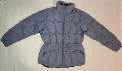 Abrigo chaqueta acolchada Pacific Trail vintage para mujer talla L azul claro cremallera completa Foto 1 de 4