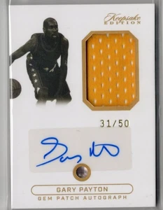 2024 Keepsake Sports Edition Gary Payton GEMA/CAMISETA RELIQUIA AUTÓGRAFO 31/50 - Imagen 1 de 1