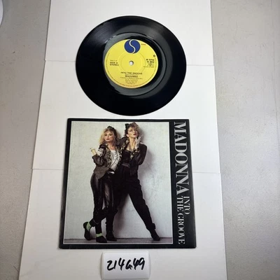 Madonna Into The Groove Shoo-Bee-Doo 7” 45 Record W8934 Sire Warner Bros 214G49 - Image 1 of 4