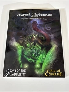 Journal d'Indochine Vol 1 Call of Cthulhu Sons of the Singularity RPG Guide Book - Picture 1 of 4