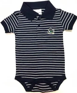 Notre Dame Jersey Stripe Golf Creeper - Picture 1 of 5