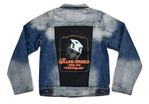 Dragonfly Clothing Boys Rolling Stones at Wonderland Lucky Dice Denim Jacket New - Picture 1 of 5