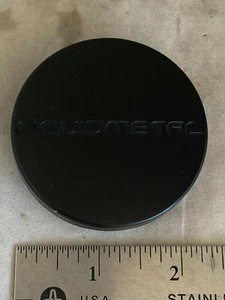 Liquidmetal Motorsports Matte Flat Black Wheel Rim Hub Cover Center Cap CAP5373 - Picture 1 of 4