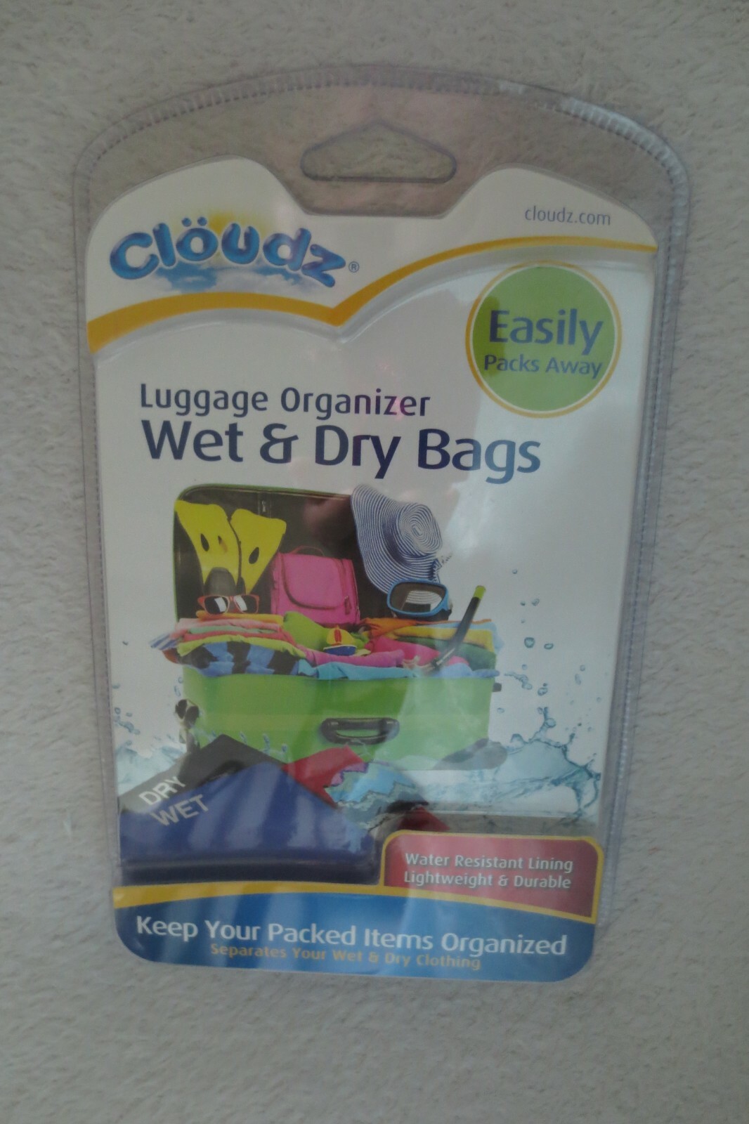 Cloudz Luggage Organizer Wet and Dry 