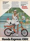 Vintage Orange 1978 HONDA Express NC-50  Magazine Ad.  $309 Get on the Express