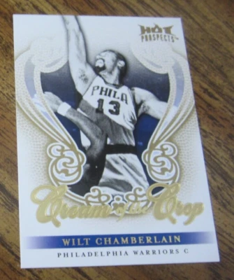 Wilt Chamberlain 2008-09 Hot Prospects Cream of the Crop #CC30 Card NBA Warriors - Image 1 of 2