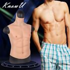 Fake Chest Muscle Belly Macho Soft Silicone Man Artificial Muscles High Collar
