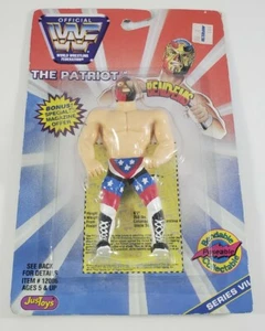 WWF WWE The Patriot Bend-ems Wrestling Figur Serie VII JusToys 1997 12006 - Bild 1 von 9