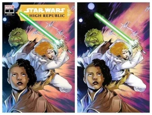 🔥~HOT~MARVEL~STAR WARS:THE HIGH REPUBLIC #2~VILLANELLI TRADE/VIRGIN SET~HOT~🔥 - Picture 1 of 1