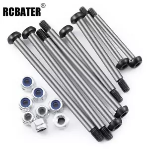 RCBATER Stahl Kontermutter Stil Scharnierstift für Traxxas Slash 2WD RC 1/10 LKW Teile - Bild 1 von 7