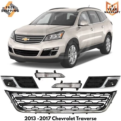 Front Lower Grille & Fog Light Assembly For 2013-2017 Chevrolet Traverse Foto 1 de 4