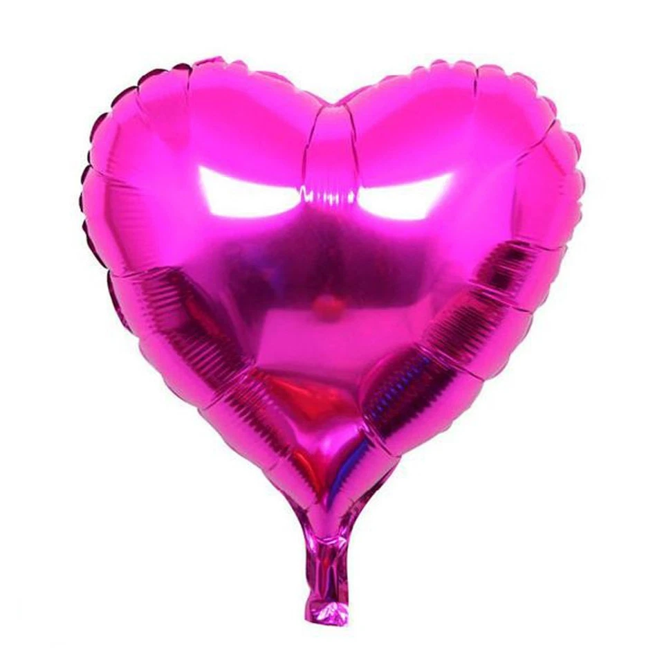 Globo de lámina de corazón de 5" 10" 18" 30" Baby Shower boda novia ducha proponer amor Foto 1 de 4