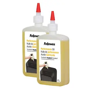 Fellowes Shredder Oil for Paper Shredders 355ml Shredder Oil Pack of 2 - Picture 1 of 9