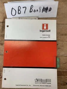 VINTAGE Ingersoll Riding Lawnmower 810 Parts Catalog 8-3150 - Picture 1 of 8