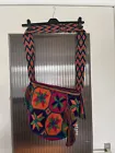 Mochila Wayuu Umhängetasche Bag Kolumbien Crossbody Handmade Ethno bunt Color
