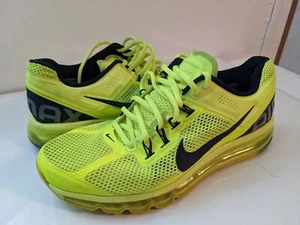 Nike Air Max+ 2013 Volt Neon Tennis Ball 10 Retro 554886-701 Qs 97 95 90 used - Picture 1 of 8