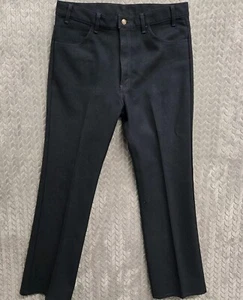 Vintage Levis 517 Pants Mens 36x32* Blue Bootcut Black Gold Tab 90s Dacron USA - Picture 1 of 9