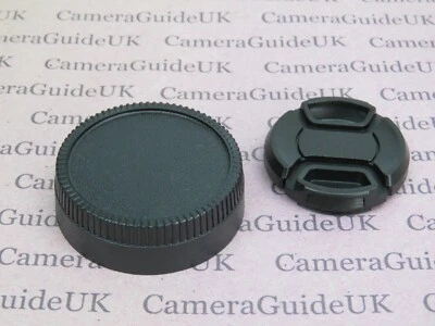 40.5mm Centre Pinch Front Lens Cap and Rear Lens Cap for Nikon F (AI) lenses - Image 1 of 2