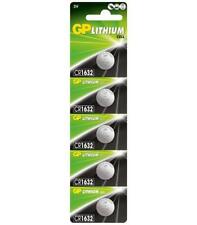 CR1632 Lithium Button Cell 3V Batteries 5 Pack - GP BATTERIES
