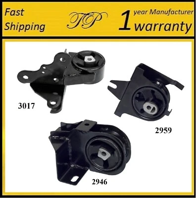 Motor delantero y montaje de transmisión 3 piezas para Chrysler Town & Country 1996-2000 3,3 L y 3,8 L Foto 1 de 4