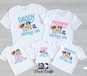 Bluey Birthday Shirt, Custom boy Bluey Shirt, Birthday Shirt for Boy and Girl - Picture 1 of 5