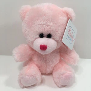 Pipp The Bear And Friends Baby Box Shop Pink Teddy Bear Plush 7” Stuffed w/Tags - Picture 1 of 13